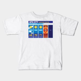 Ape City Weather Forecast Kids T-Shirt